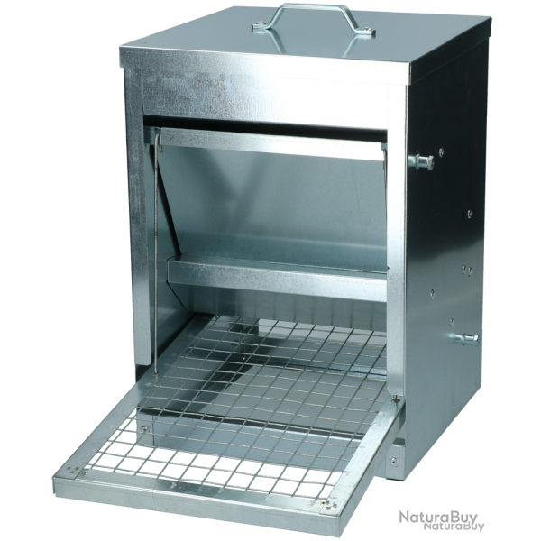 Gaun Poultry Feeding Station Galvanised 5 kg - Ref GAUN11240 - EAN 8435039008987 - Livraison rapide