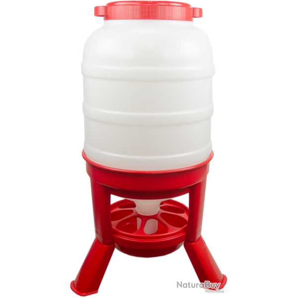 Gaun Poultry Feeder with Legs Red - Ref GAUN11270 - EAN 8435039001896 - Livraison rapide