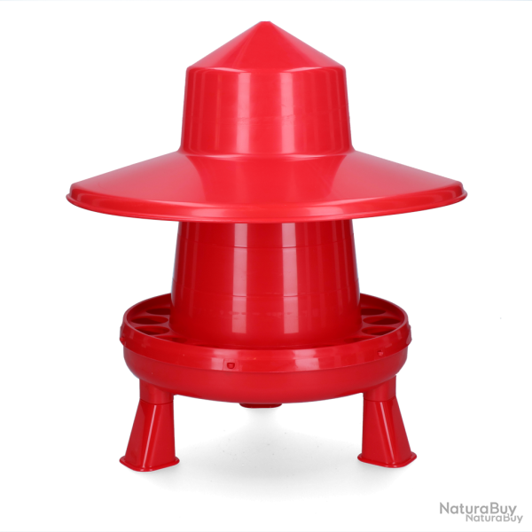 Gaun Poultry Feeder With Rain Hat 4 kg - Ref GAUN11425 - EAN 8716759639027 - Livraison rapide