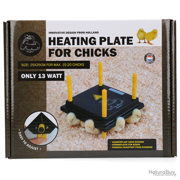 Gaun Poultry Heating Plate for Chicks - Ref WARM025 - EAN 8718426005289 - Livraison rapide