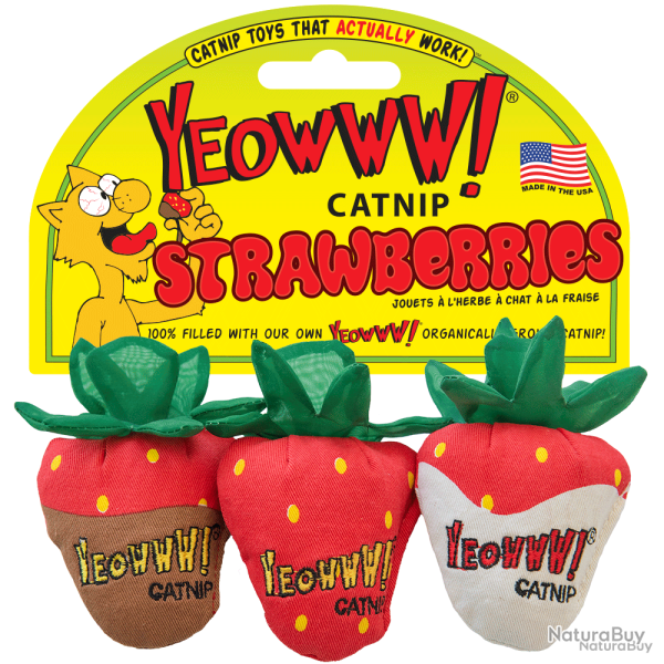 Yeowww! Strawberry - Ref YEOW061D - EAN 0812402001208 - Livraison rapide