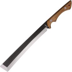 Couteau Fixe Marbles Nata Fixed Blade Lame Acier Inox Manche Bois Housse Toile MR828