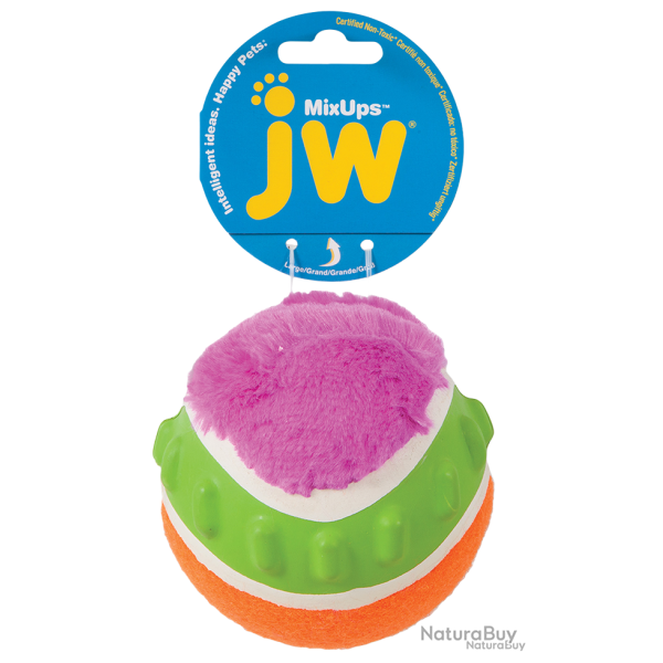 JW Mixups - Ribbed Ball - Ref JW31029 - EAN 0029695310294 - Livraison rapide
