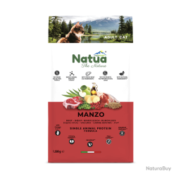 Natua Dry Adult Cat Beef - Ref NATU06200 - EAN 8057507371418 - Livraison rapide