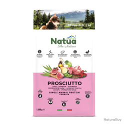 Natua Dry Sterilized Cat Ham - Ref NATU06208 - EAN 8057507371425 - Livraison rapide