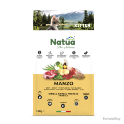 Natua Dry Kitten Cat Beef - Ref NATU06222 - EAN 8057507371449 - Livraison rapide