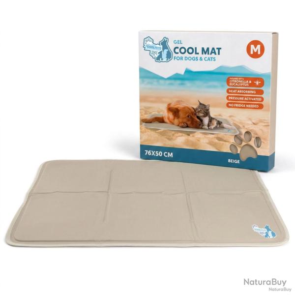 Coolpets Gel Cooling Mat Beige - Ref COOL0263M - EAN 8716759664661 - Livraison rapide
