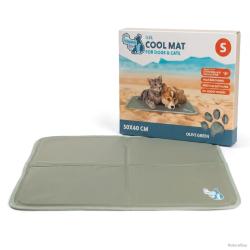 Coolpets Gel Cooling Mat Olive Green - Ref COOL0264S - EAN 8716759664616 - Livraison rapide