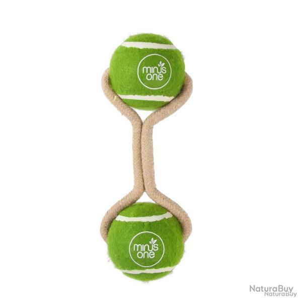 Minus One Dog Tennis Ball Rope Toy - Ref MINU37117 - EAN 8886467571176 - Livraison rapide