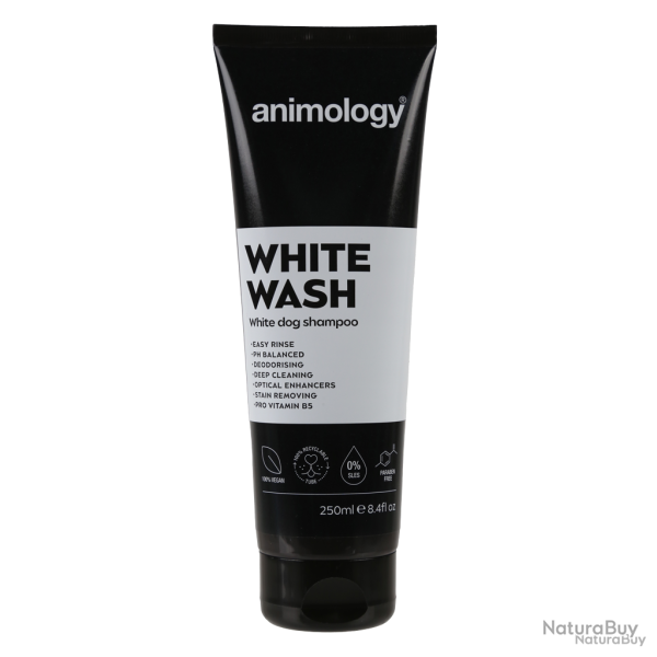 Animology White Wash Dog Shampoo - Ref ANIM5011 - EAN 5060180810030 - Livraison rapide