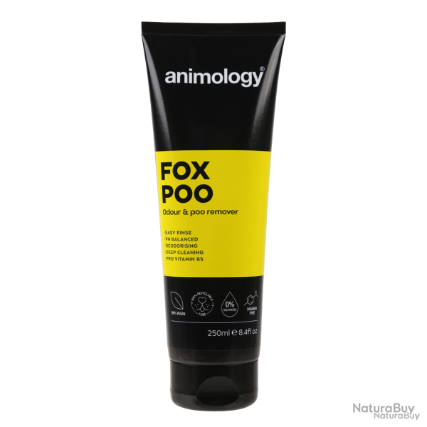 Animology Fox Poo Dog Shampoo - Ref ANIM5014 - EAN 5060180810559 - Livraison rapide