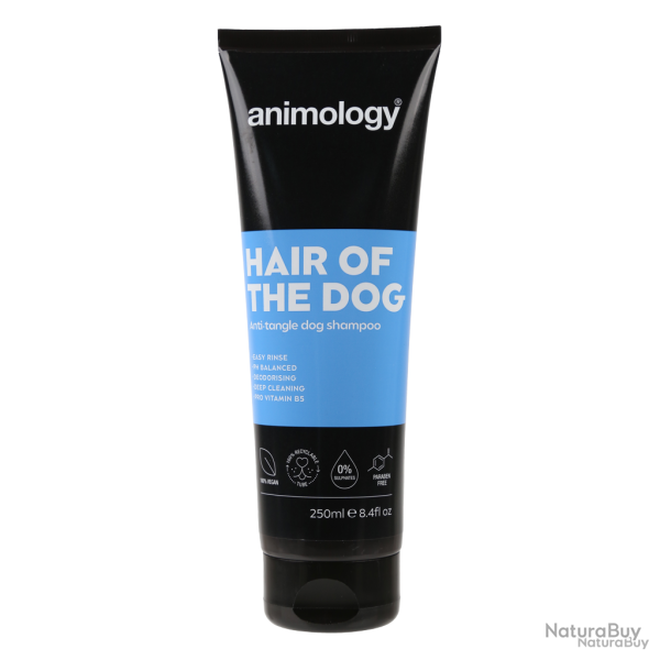 Animology Hair Of The Dog Anti-Tangle Dog Shampoo - Ref ANIM5015 - EAN 5065000941420 - Livraison rap