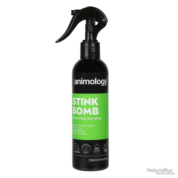 Animology Stink Bomb Deodorising Dog Spray - Ref ANIM5053 - EAN 5060180810214 - Livraison rapide
