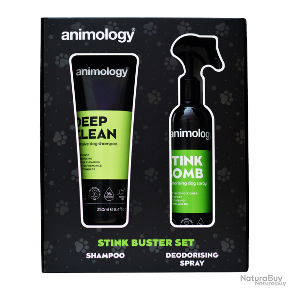 Animology Stink Buster Set - Ref ANIM5092 - EAN 5060180819491 - Livraison rapide