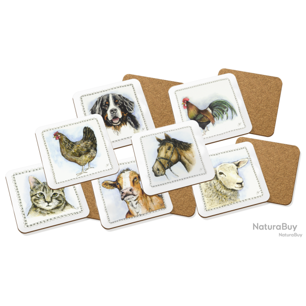 Boerenwinkel Coasters - Ref BOER134810 - EAN 8716759544420 - Livraison rapide