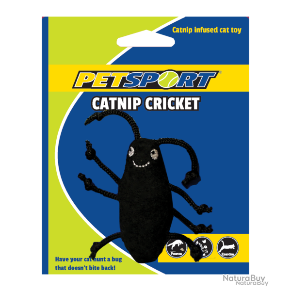 Petsport Catnip Cricket - Ref PETS70134R - EAN 8716759552616 - Livraison rapide