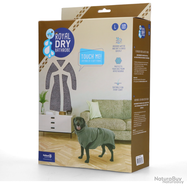 Royal Dry Peignoir Pour Chiens - Ref ROYA0034 - EAN 8716759581869 - Livraison rapide