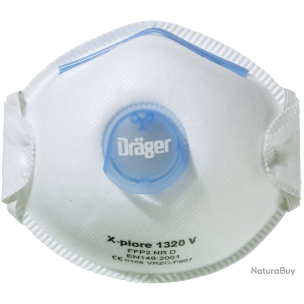 Dr�ger X-plore 1320 FFP2 V - Ref DRAG3951214 - EAN 4026056003563 - Livraison rapide