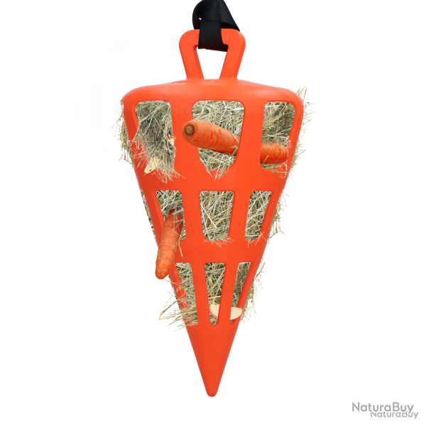 Hay Slow Feeder Fun & Flex Carrot - Ref HOOI018M12 - EAN 8716759615335 - Livraison rapide
