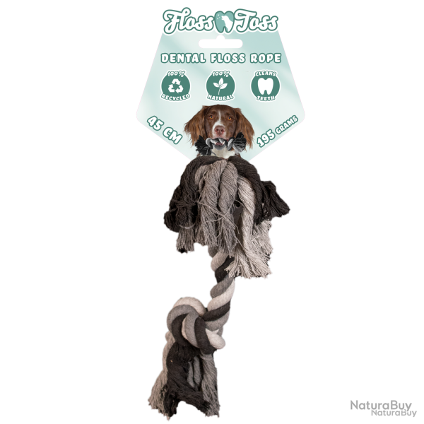 Floss Toss Dental Rope - Ref FLOS0012 - EAN 8716759612655 - Floss Toss Natural Dental Ropes