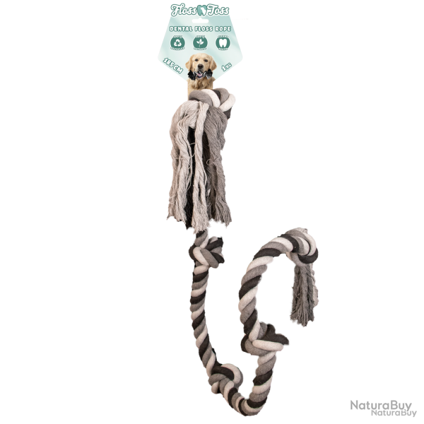 Floss Toss Dental Rope - Ref FLOS0016 - EAN 8716759612693 - Floss Toss Natural Dental Ropes