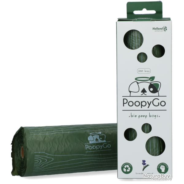 PoopyGo Eco friendly Tissue Box Lavender scented (300 pcs) - Ref POOP019 - EAN 8716759566354 - Livra