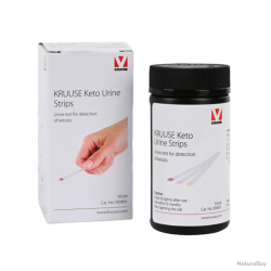 KRUUSE Keto Urine Strips - Ref SLEP0049 - EAN 5703188341334 - Livraison rapide