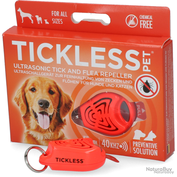 Tickless Pet minimum 6-month protection - Ref TICK101OR - EAN 5999566451041 - Livraison rapide