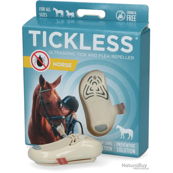 Tickless Horse minimum 6-month protection - Ref TICK105BE - EAN 5999566450068 - Livraison rapide