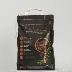 Liti&egrave;re pour chat Petlux &agrave; base de manioc et de tofu - Ref PETL0003 - EAN 8720387874934 - Livraison