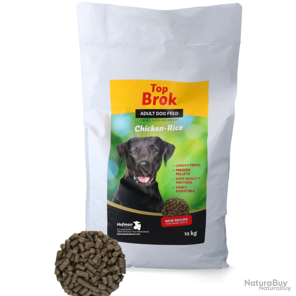 Topbrok Chien Morceaux Press�s Poulet & Riz - Ref DOGE10007 - EAN 8716759638358 - Livraison rapide