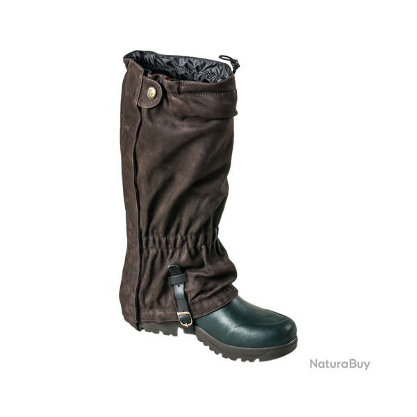 Gu�tres en cuir nubuck - Ref 28305-03 - Habillement chasse et tradition