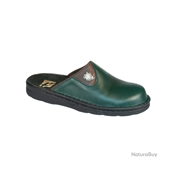 Chaussons en cuir pour homme - Ref 28251-39 - Habillement chasse et tradition