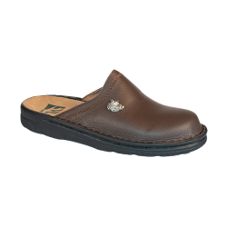 Chaussons en cuir pour homme - Ref 28259-39 - Habillement chasse et tradition