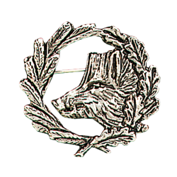 Broche &agrave; chapeau en alpaga - Ref 30410-04 - Habillement chasse et tradition