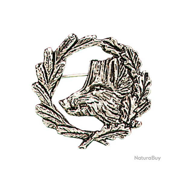 Broche � chapeau en alpaga - Ref 30410-04 - Habillement chasse et tradition