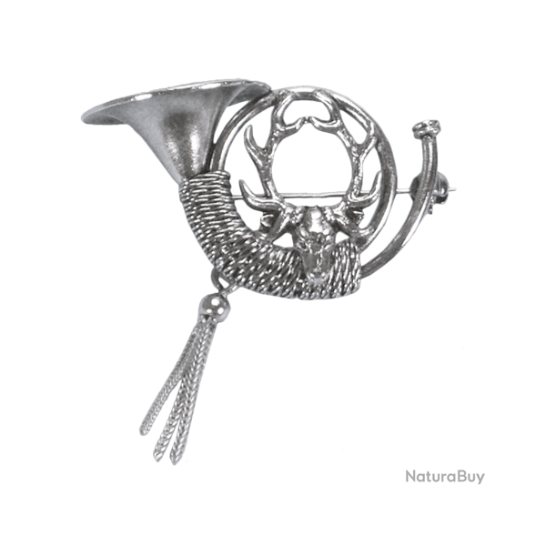 Broche � chapeau en alpaga - Ref 30410-09 - Habillement chasse et tradition