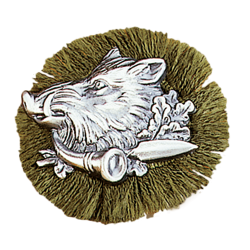 Broche &agrave; chapeau en alpaga - Ref 30410-13 - Habillement chasse et tradition