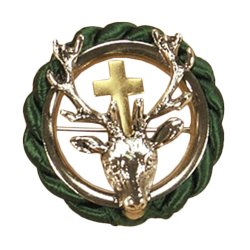 Broche &agrave; chapeau en alpaga - Ref 30410-22 - Habillement chasse et tradition