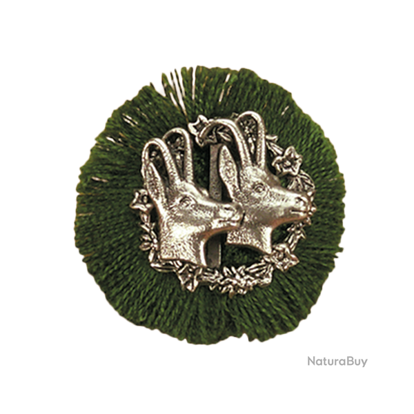 Broche � chapeau en alpaga - Ref 30410-28 - Habillement chasse et tradition