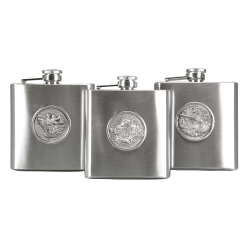 Flasques &agrave; cognac - Ref 32409-11 - Cadeau th&egrave;me chasse