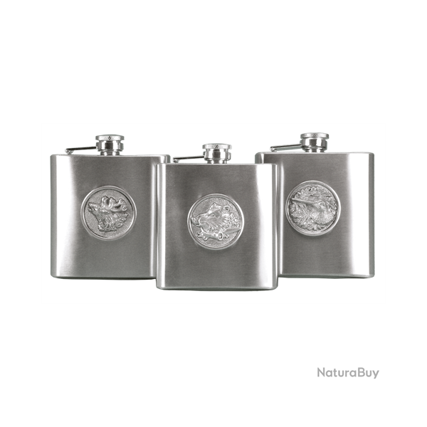 Flasques � cognac - Ref 32409-11 - Cadeau th�me chasse