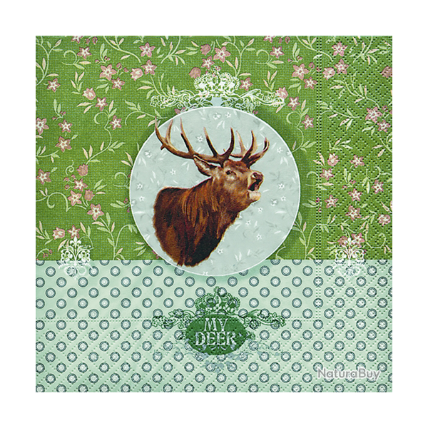 Serviettes en papier - Ref 19200-02 - Cadeau th�me chasse