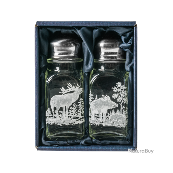 Sali�re et poivrier - Ref 21123-03 - Cadeau th�me chasse