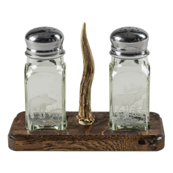 Sali&egrave;re et poivrier - Ref 21123-02 - Cadeau th&egrave;me chasse