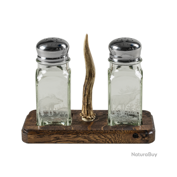 Sali�re et poivrier - Ref 21123-02 - Cadeau th�me chasse
