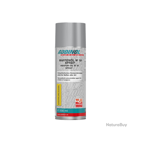 ADDINOL huile d'armes W 18 - Ref 33511-01 - Accessoire arme qualit� pro