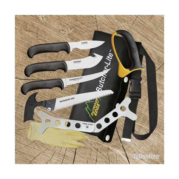 Kit de couteaux 8 pi�ces - Butcher-Lite(TM) - Ref 23332-01 - Coutellerie de chasse premium
