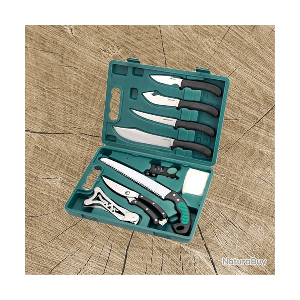 Kit de couteaux 12 pi�ces - Sharp X(TM) - Ref 23333-01 - Coutellerie de chasse premium