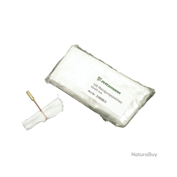 100 pads de nettoyage - Ref 33698-03 - Accessoire arme qualit� pro
